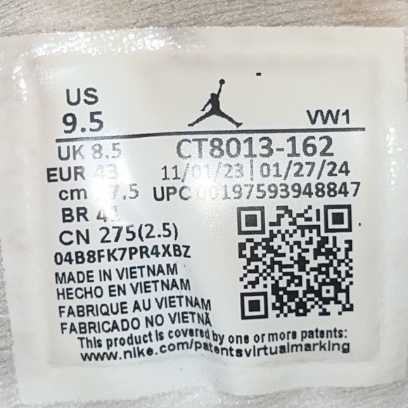 Air Jordan 12 Retro 'Taxi Flip' - WORN WITH BOX - Picture 6 of 6